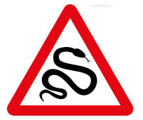 snakes warning